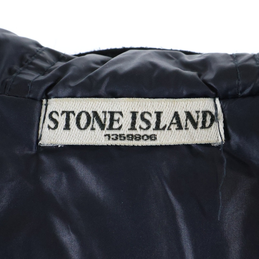 STONE ISLAND(ストーンアイランド) Mesh Badge Down Puffer Jacket メッシュパッチ ナイロン ダウンジャケット ネイビー49154Y28