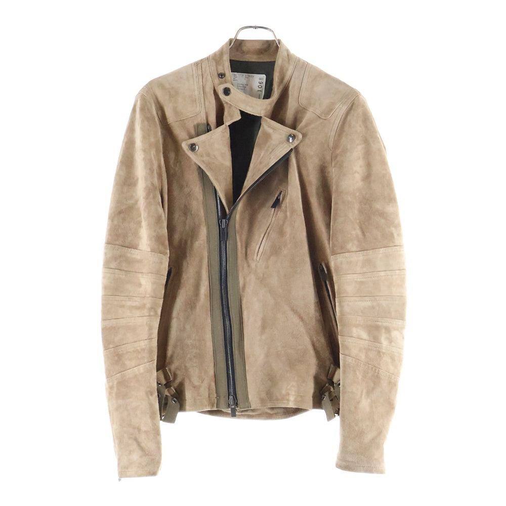 Sacai(サカイ) 16SS カウハイドスウェードライダースジャケット レザージャケット ベージュ 16-01068M