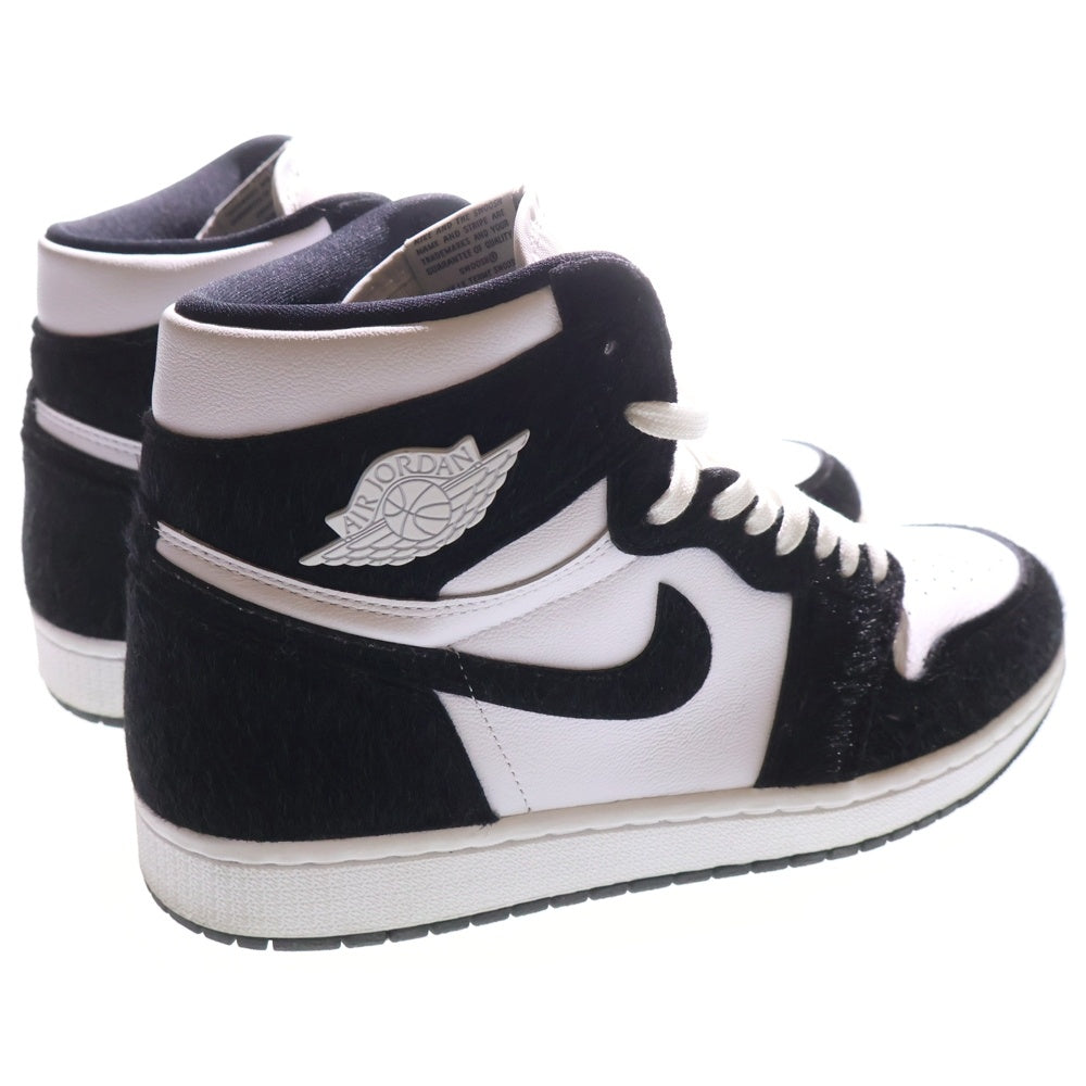 NIKE(ナイキ) WMNS AIR JORDAN 1 RETRO HIGH OG CD0461-007 ウィメンズ エアジョーダン1 レトロハイOG ブラック/ホワイト ハイカットスニーカー US10.5/28.5cm レディース
