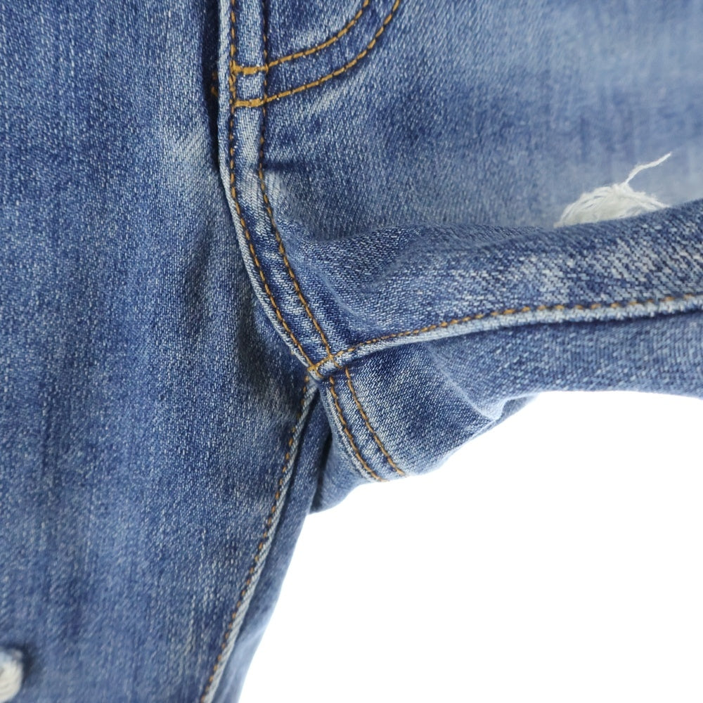 AMIRI(アミリ) MX1 JEANS バンダナ ダメージ加工 スキニー デニムパンツ インディゴ