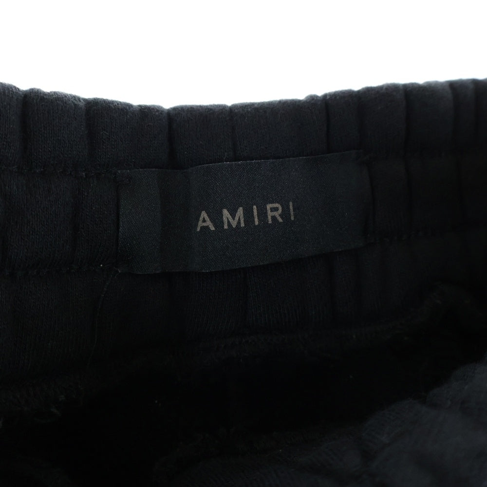 AMIRI(アミリ) ボーン プリント スウェットパンツ ブラック