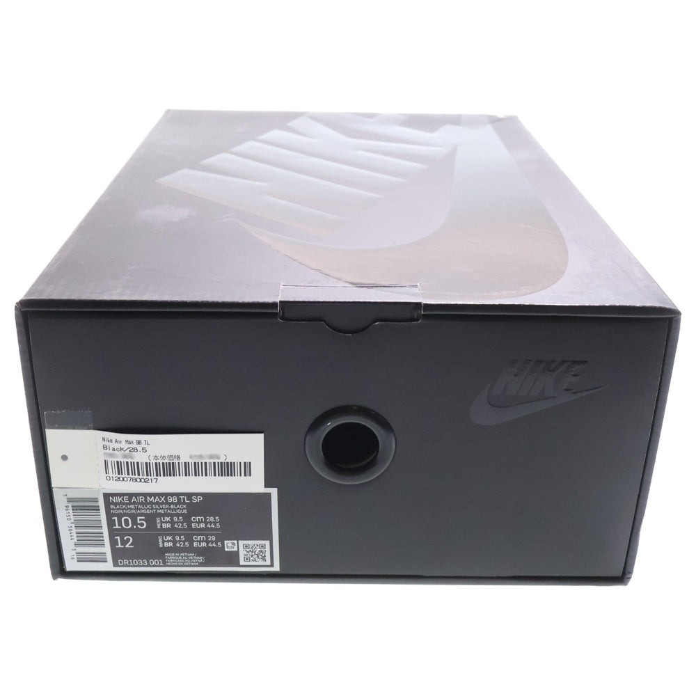 NIKE(ナイキ) 22AW ×SUPREME AIR MAX 98 TL SP シュプリーム エアマックス ローカットスニーカー ブラック US10.5/28.5cm DR1033-001