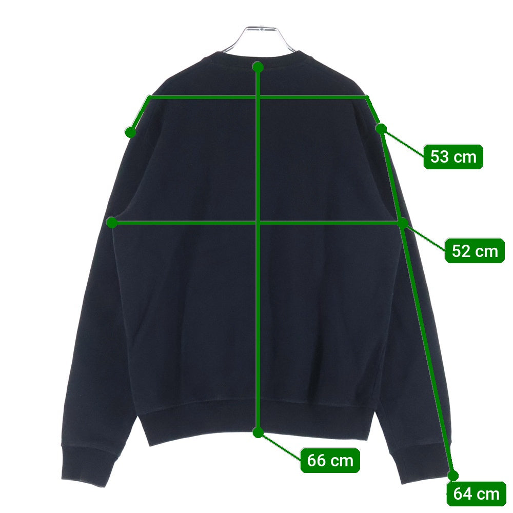 DSQUARED2(ディースクエアード) フロントロゴプリント クルーネックスウェット ブラック S74GU0425 S25042