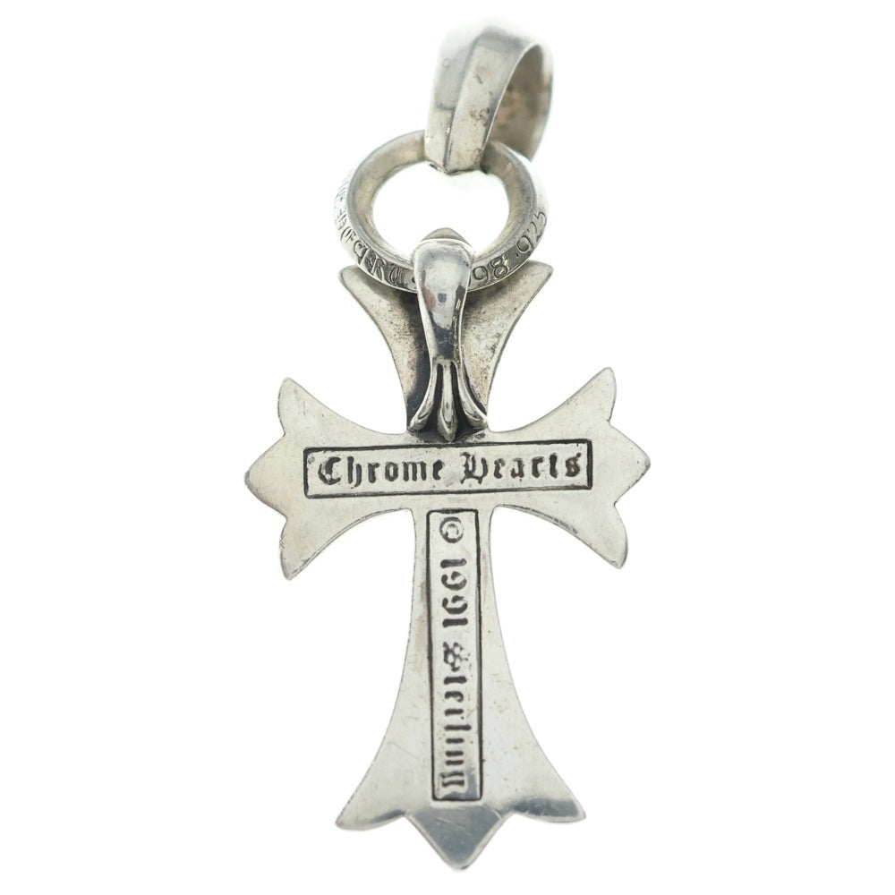 CHROME HEARTS(クロムハーツ) CH CRS SML W/BALE Wベイル スモールCHクロス ペンダントトップ シルバー BCA218