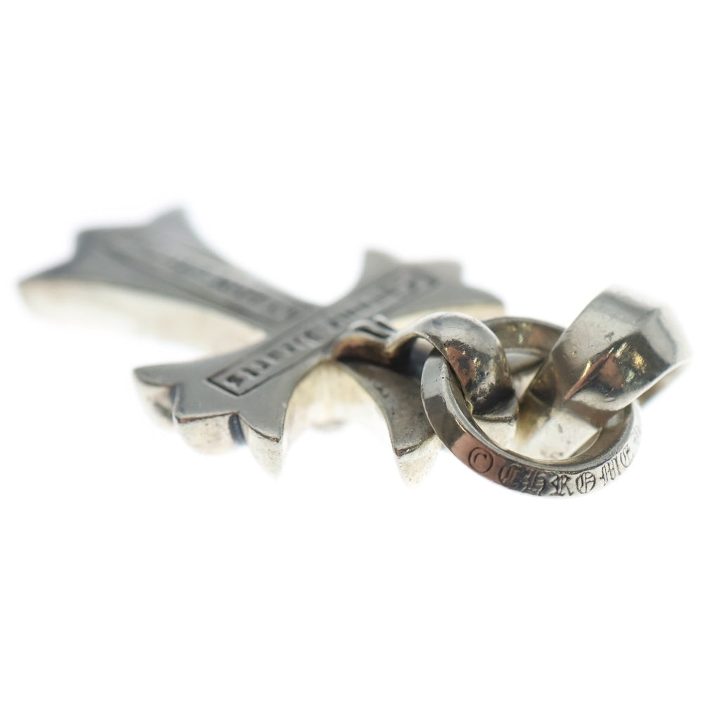 CHROME HEARTS(クロムハーツ) CH CRS SML W/BALE Wベイル スモールCHクロス ペンダントトップ シルバー BCA218