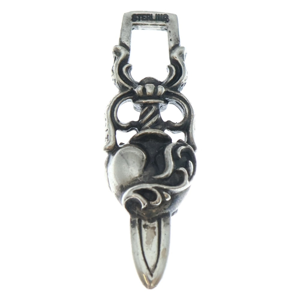 CHROME HEARTS(クロムハーツ) DAGGER HEART ダガーハート ペンダントトップ シルバー BCA243