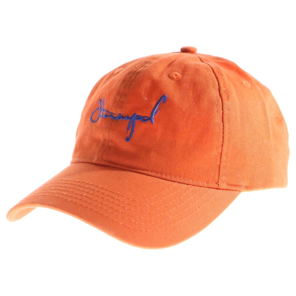 STAMPD(スタンプド) SCRIPT DAD HT CAP スクリプトダッドキャップ 帽子 オレンジ