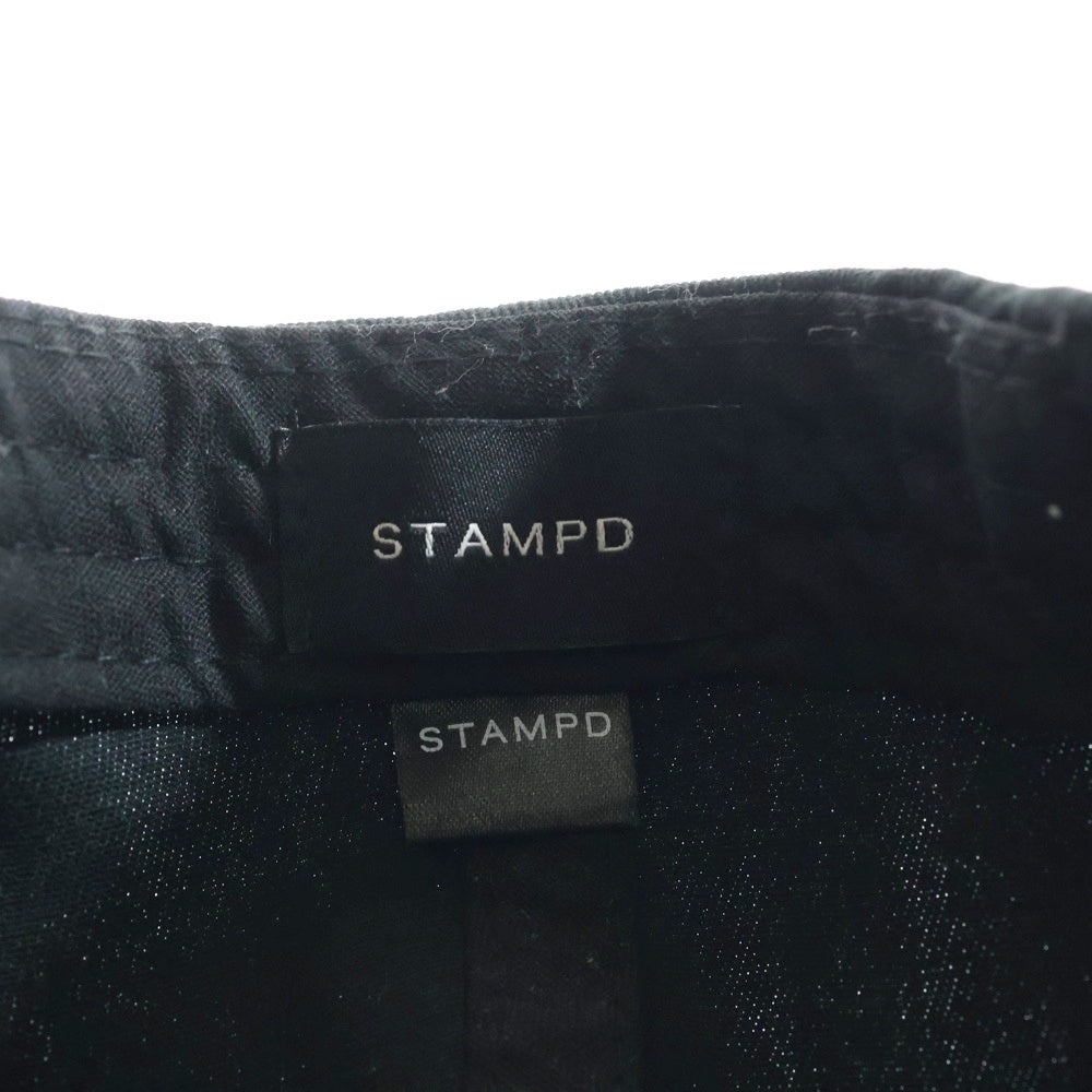 STAMPD(スタンプド) SMW IN CALI DAD CAP カリダッドキャップ 帽子 ブラック