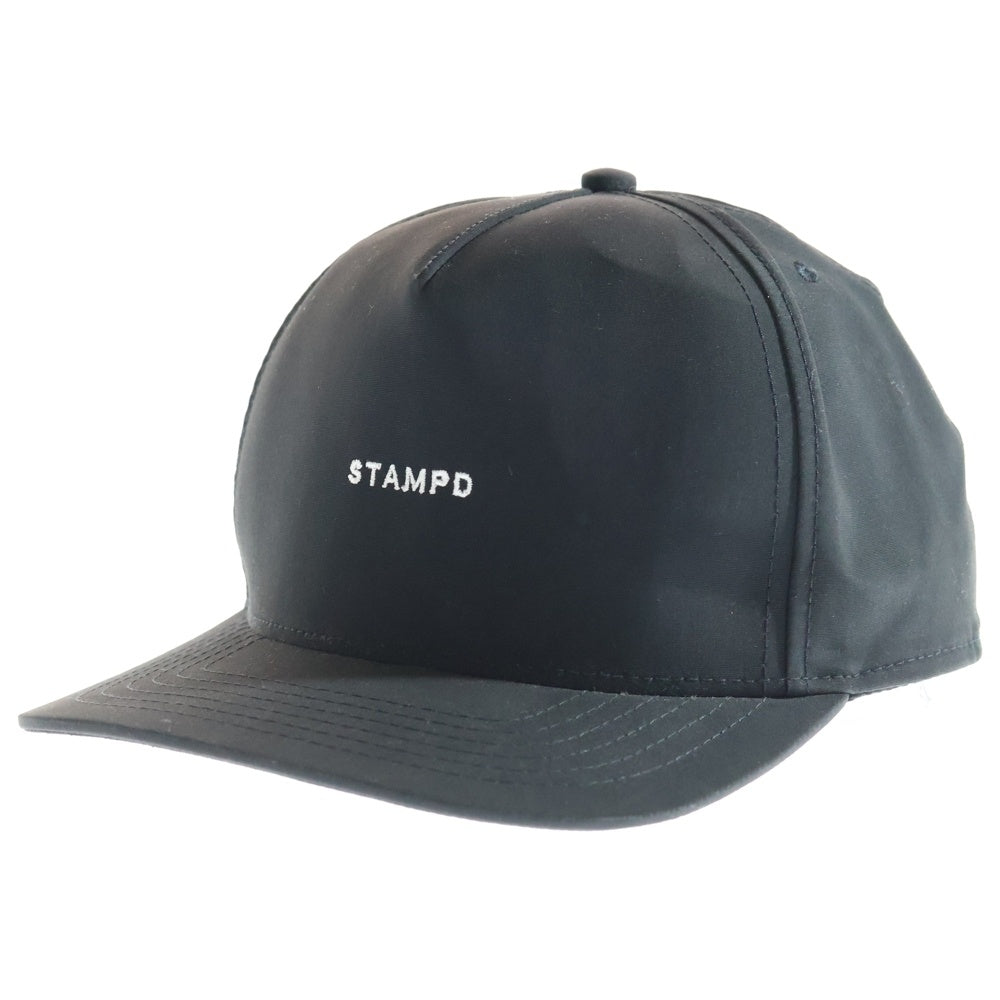 STAMPD(スタンプド) ナイロンロゴキャップ ベースボールキャップ 帽子 ブラック
