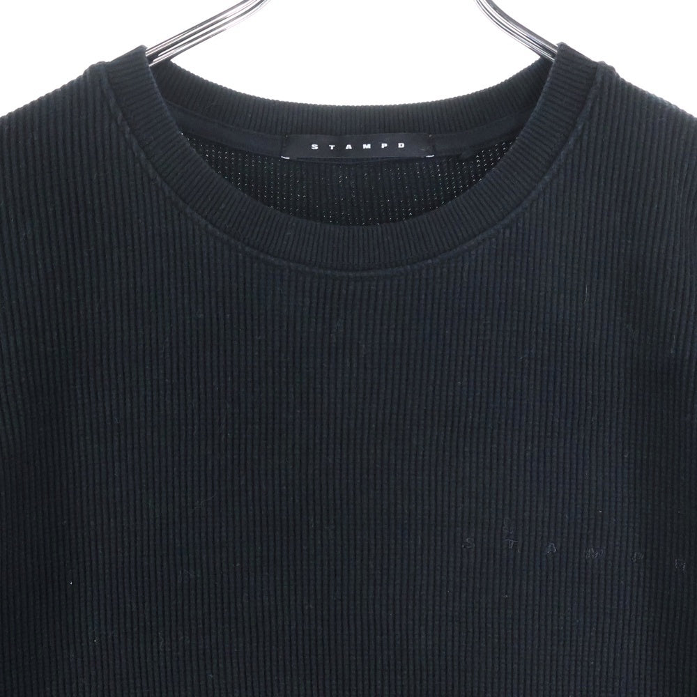 STAMPD(スタンプド) TERRAIN LS THERMAL テレイン サーマル長袖Tシャツ カットソー ブラック