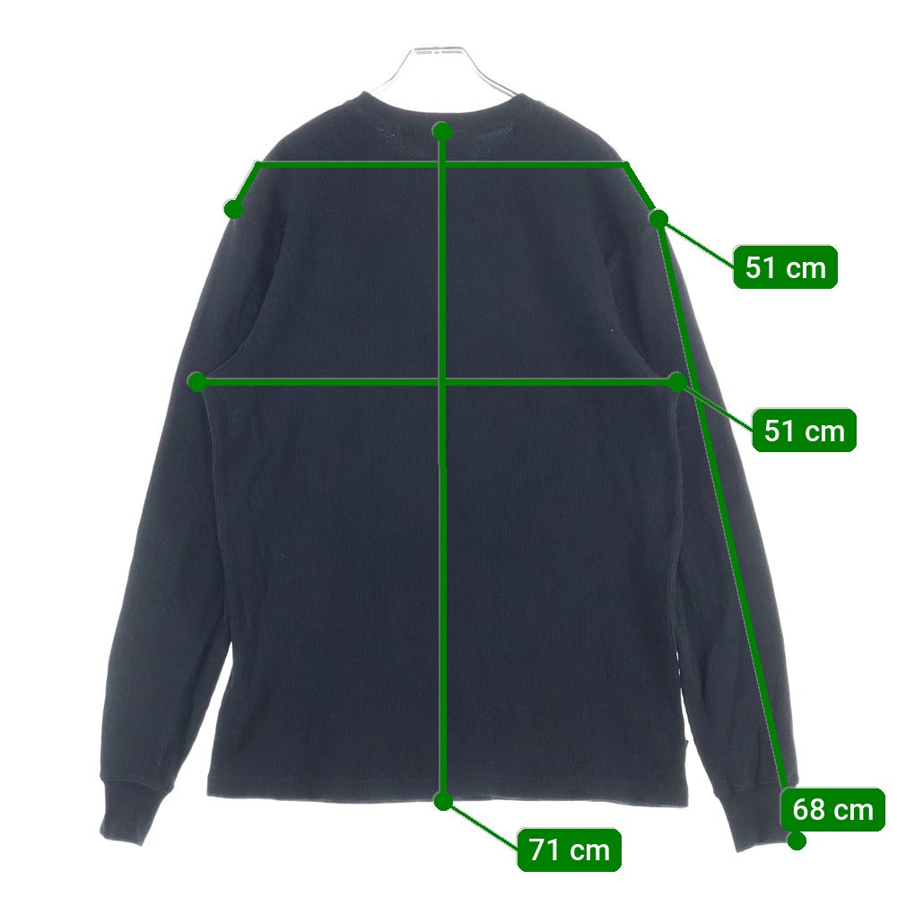 STAMPD(スタンプド) TERRAIN LS THERMAL テレイン サーマル長袖Tシャツ カットソー ブラック