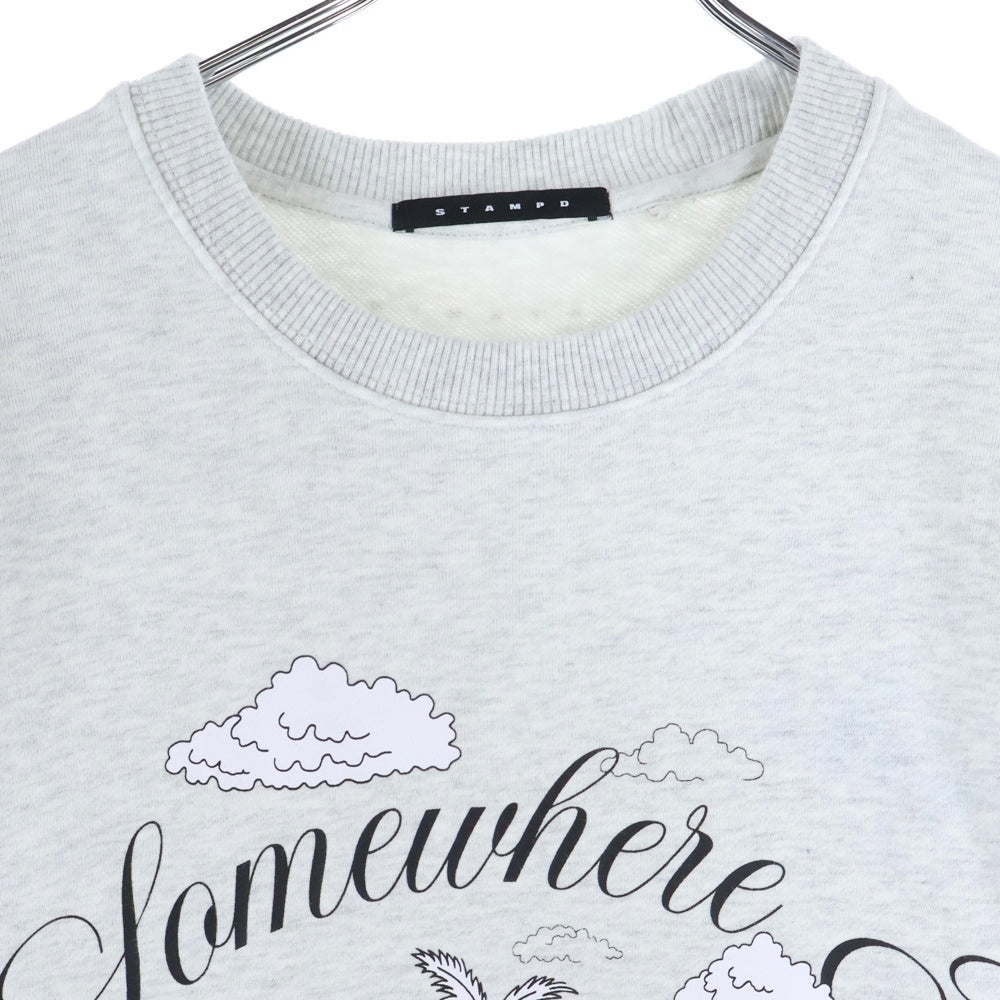 STAMPD(スタンプド) Somewhere Island Crew サムウェアアイランドクルーネックスウェット グレー