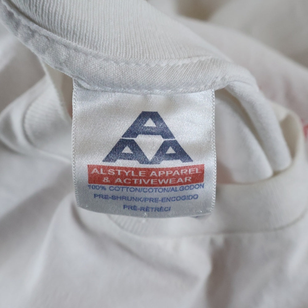 VINTAGE(ヴィンテージ) 00's WEST COAST CHOPPERS ウエストコーストチョッパーズ スカル フレーム アイアンクロス 長袖Tシャツ カットソー ホワイト