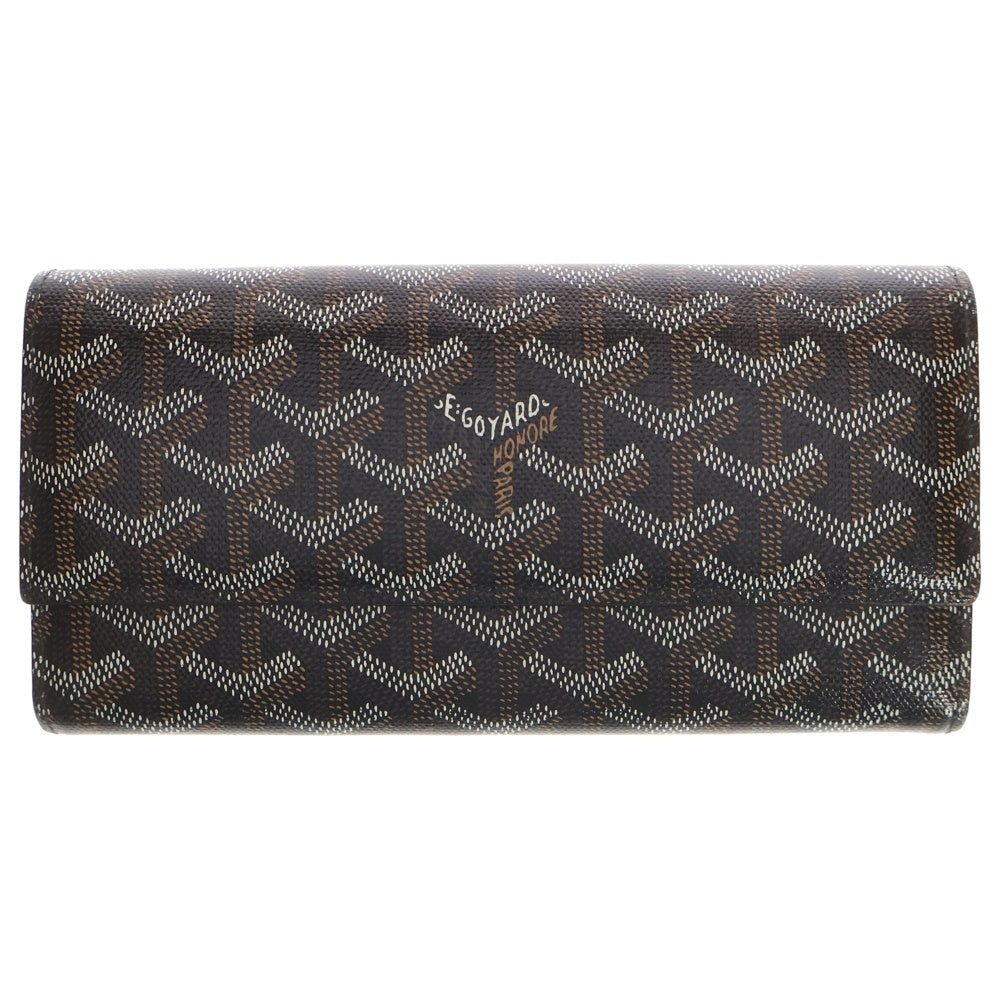 GOYARD(ゴヤール) VARENNE ヴァレンヌ PVC 総柄 ロングウォレット 長財布 ブラック