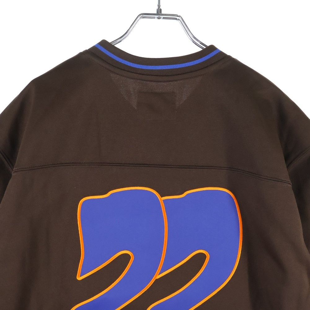 SUPREME(シュプリーム) 22AW ×Mitchell & Ness Football Jersey ミッチェルアンドネス フットボールジャージ 半袖Tシャツ カットソー ブラウン