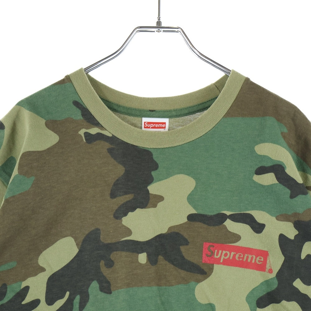 SUPREME(シュプリーム) 21SS Spiral Tee スパイラル カモフラ 半袖Tシャツ カットソー グリーン