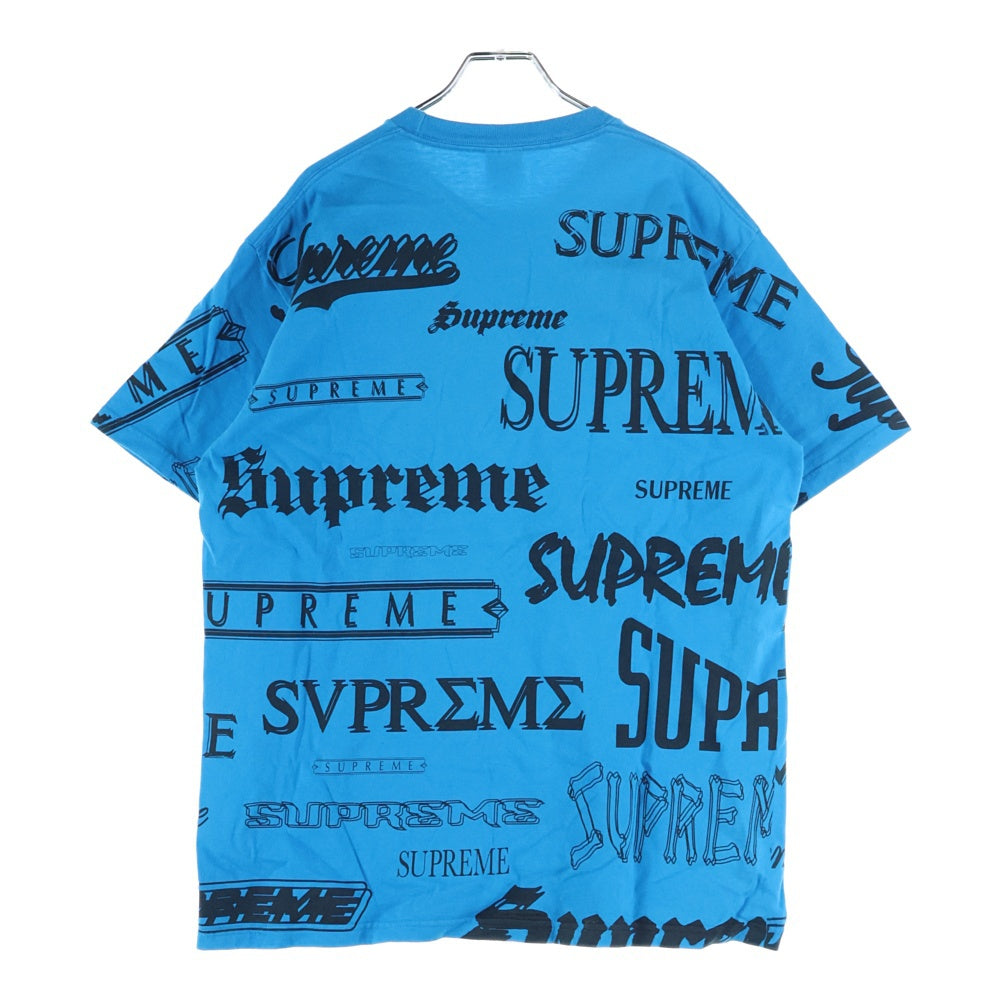 SUPREME(シュプリーム) 20AW Multi Logo Tee マルチロゴ 半袖Tシャツ カットソー ブルー