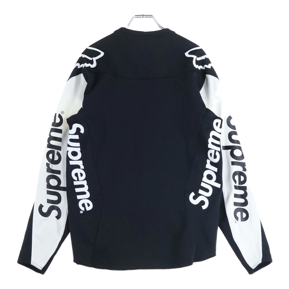 SUPREME(シュプリーム) 18SS ×Fox Racing Moto Jersey Top フォックスレーシング モトジャージトップ モトクロスシャツ ブラック