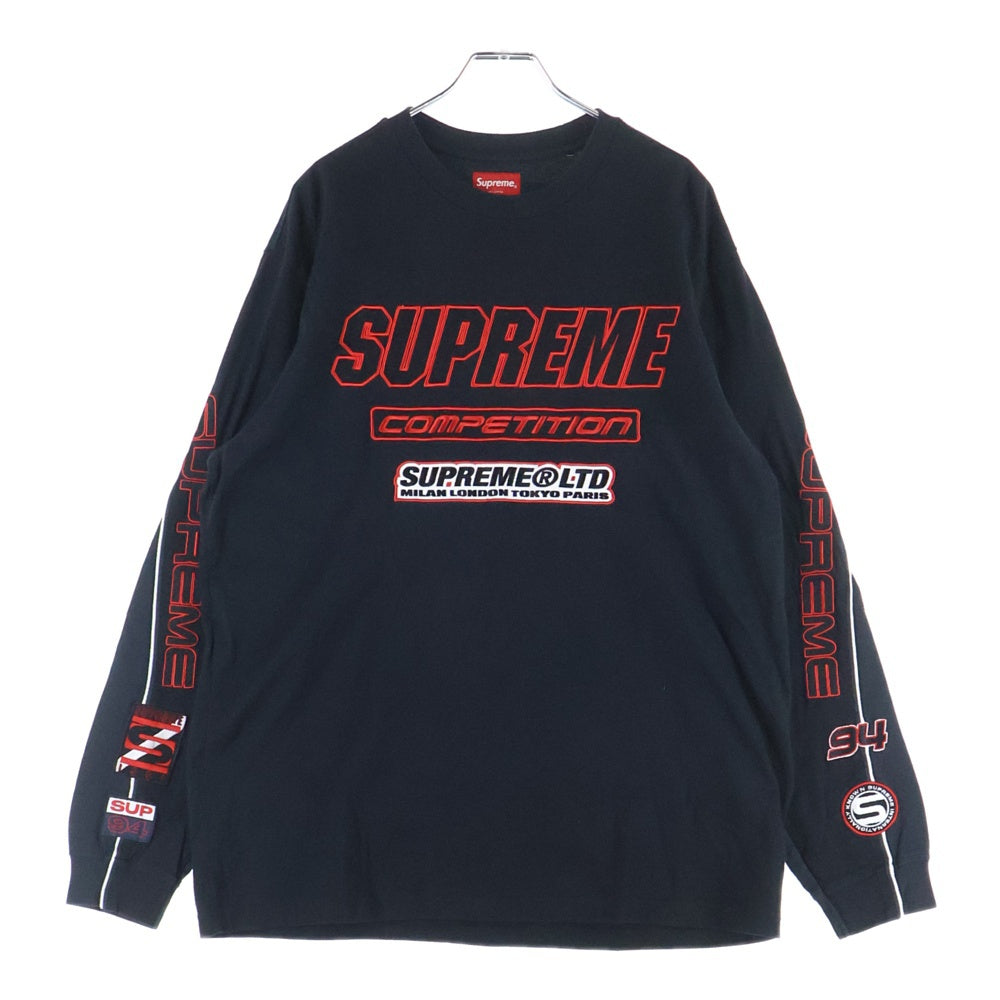 SUPREME(シュプリーム) 22SS Competition L/S Top コンペティション 長袖Tシャツ カットソーブラック