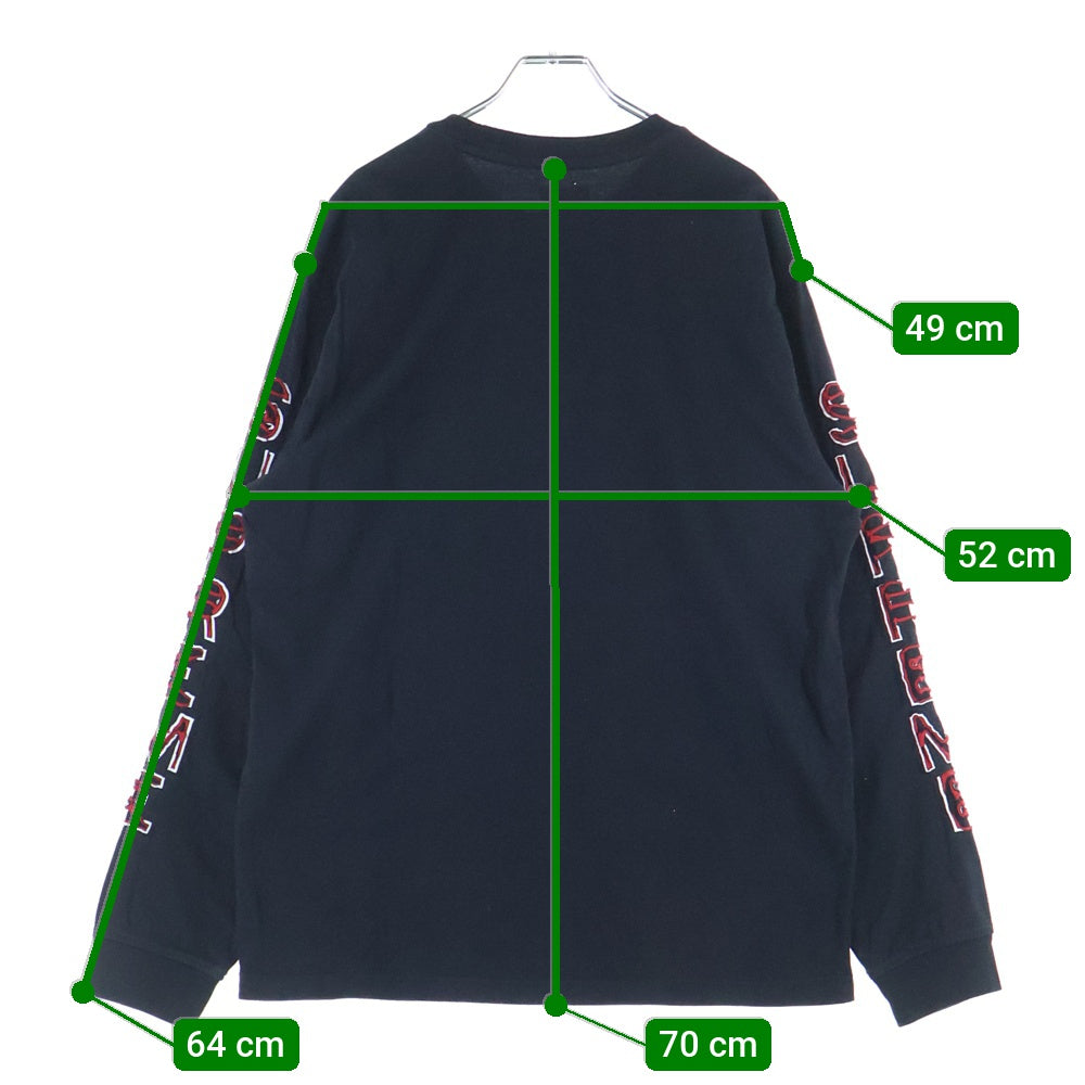 SUPREME(シュプリーム) 22AW Cut Out L/S Top カットアウト 長袖Tシャツ カットソー ブラック