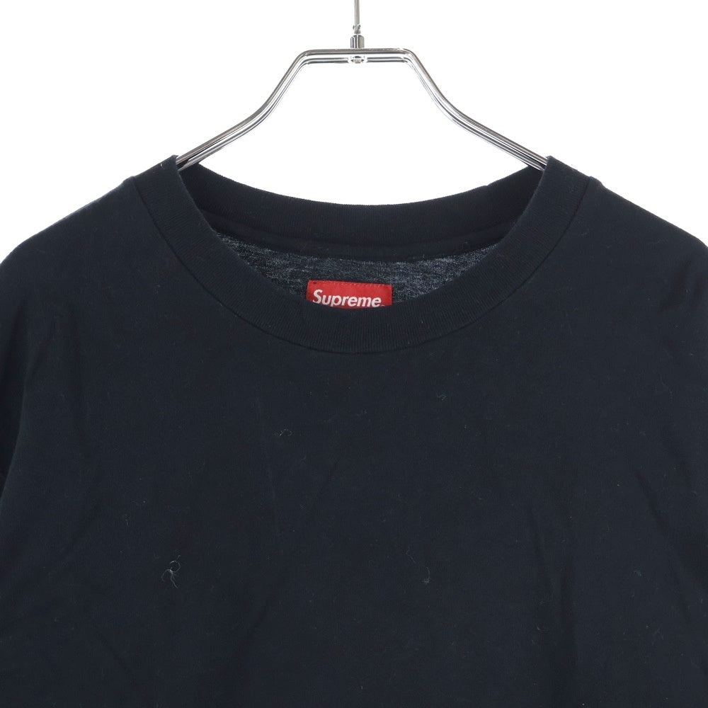 SUPREME(シュプリーム) 21AW Intarsia Sleeve L/S Top インターシャスリーブ 長袖Tシャツ カットソー ブラック