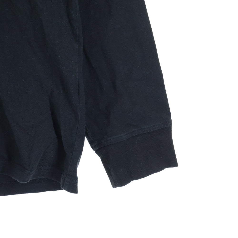 SUPREME(シュプリーム) 19AW Chrome Logo L/S Top クロームロゴ 長袖Tシャツ カットソー ブラック