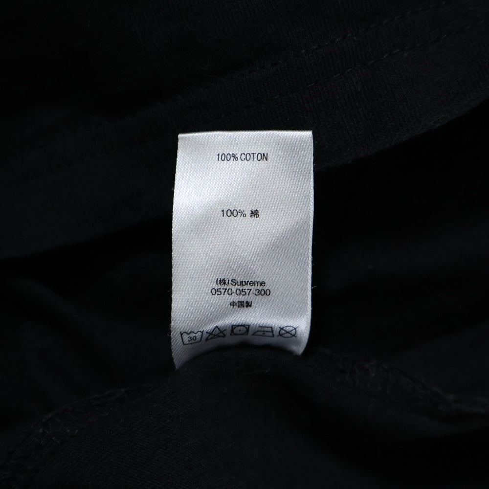 SUPREME(シュプリーム) 19AW Chrome Logo L/S Top クロームロゴ 長袖Tシャツ カットソー ブラック