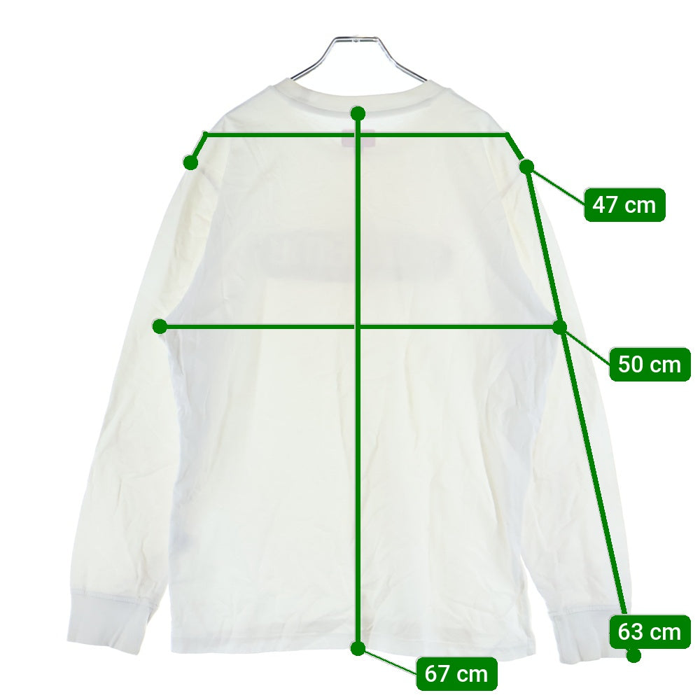 SUPREME(シュプリーム) 19SS Tech L/S Tee テック 長袖Tシャツ カットソー ホワイト