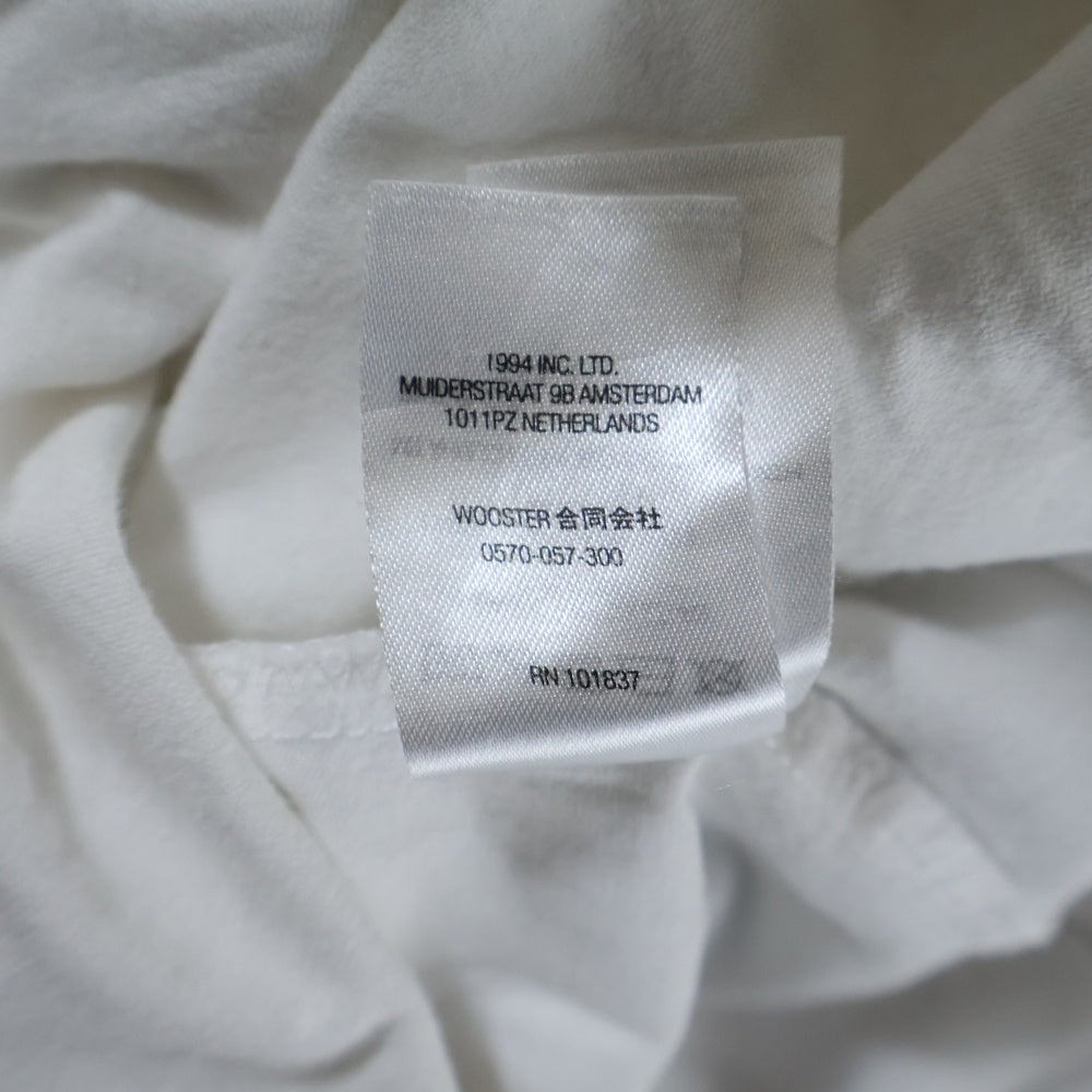 SUPREME(シュプリーム) 21AW Geo Arc L/S Top ゲオアーク ワッペン刺繍 長袖Tシャツ カットソー ホワイト