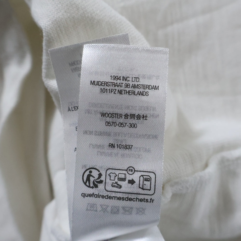 SUPREME(シュプリーム) 24AW OLD ENGLISH L/S オールドイングリッシュ ロングスリーブ 長袖Tシャツ ホワイト/レッド