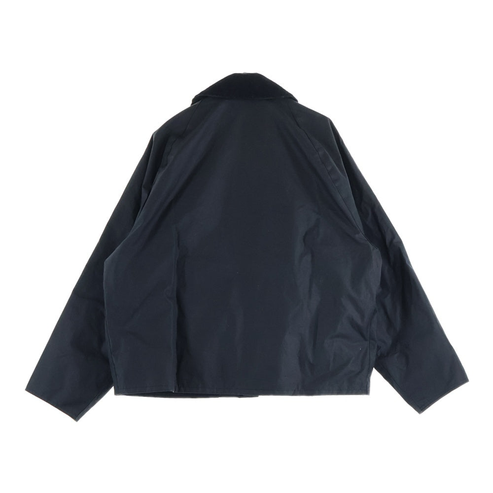 Barbour(バブアー) Transport Jacket トランスポート ワックスショートジャケット 裏地チェック ブルゾン ブラック 242MWX1678
