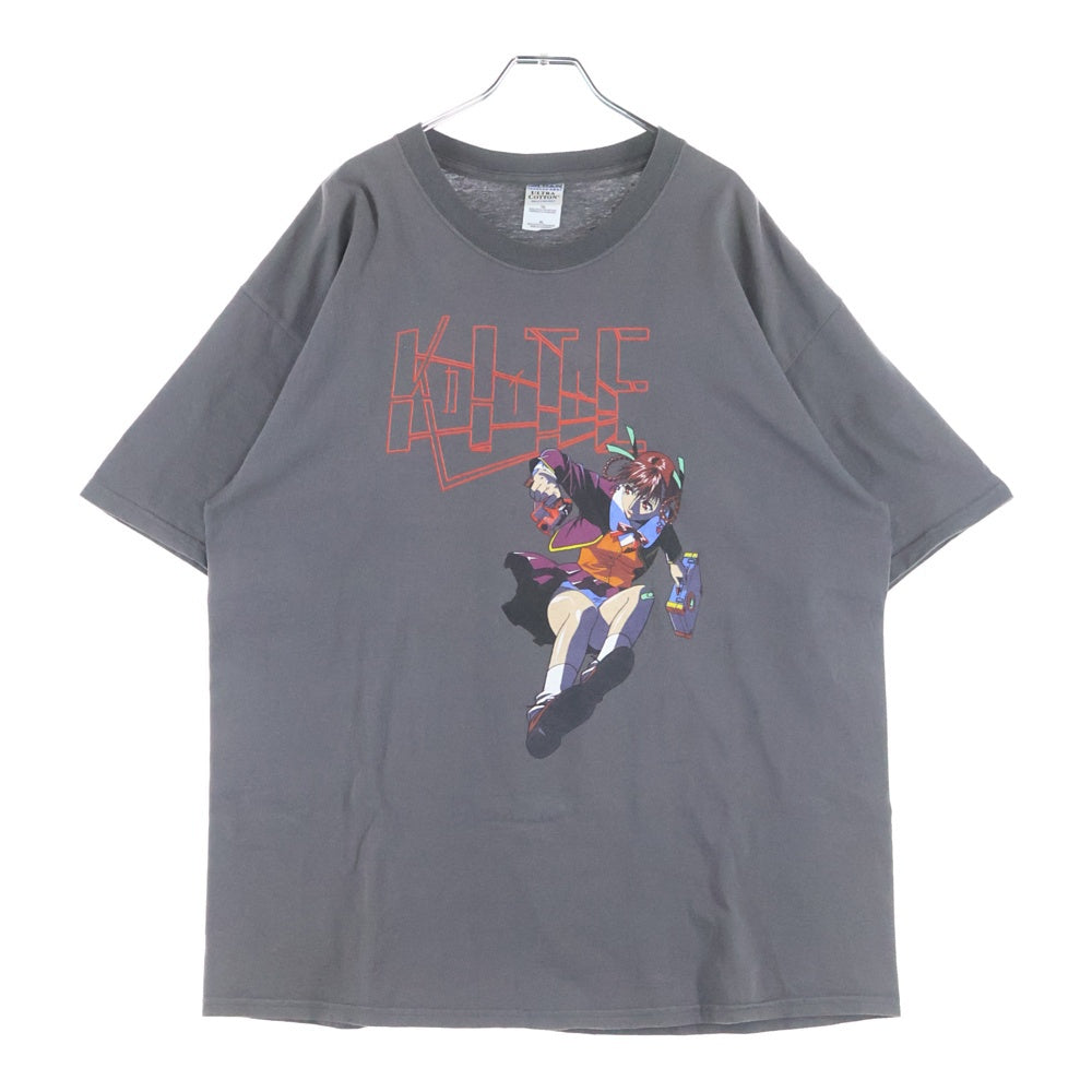 VINTAGE(ヴィンテージ) 90S A KITE カイト アニメ フロントプリント 半袖Tシャツ カットソー グレー