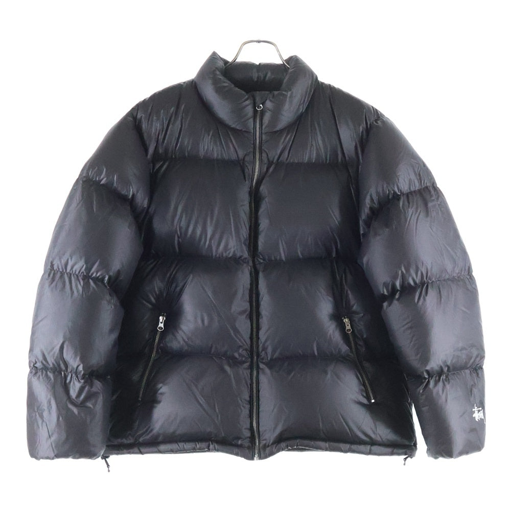 STUSSY ステューシー Down puffer parachute ナイロン パファー パラシュート ダウンジャケット チャコールグレー STUSSY(ステューシー) Down puffer parachute ナイロン パファー