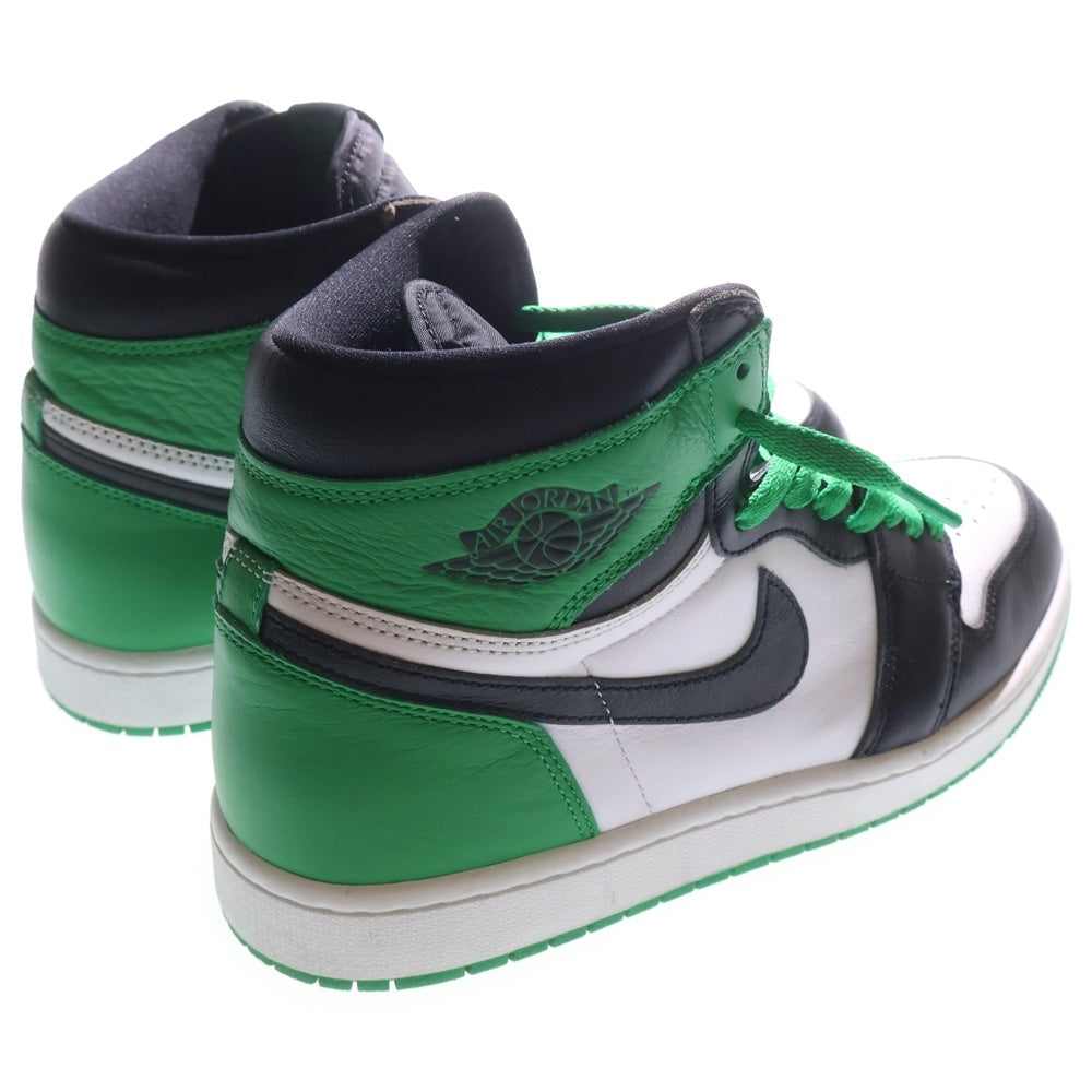 NIKE(ナイキ) AIR JORDAN 1 RETRO HIGH OG LUCKY GREEN エアジョーダン レトロ ラッキーグリーン ハイカットスニーカー グリーン/ホワイト US9.5/27.5cm DZ5485-031