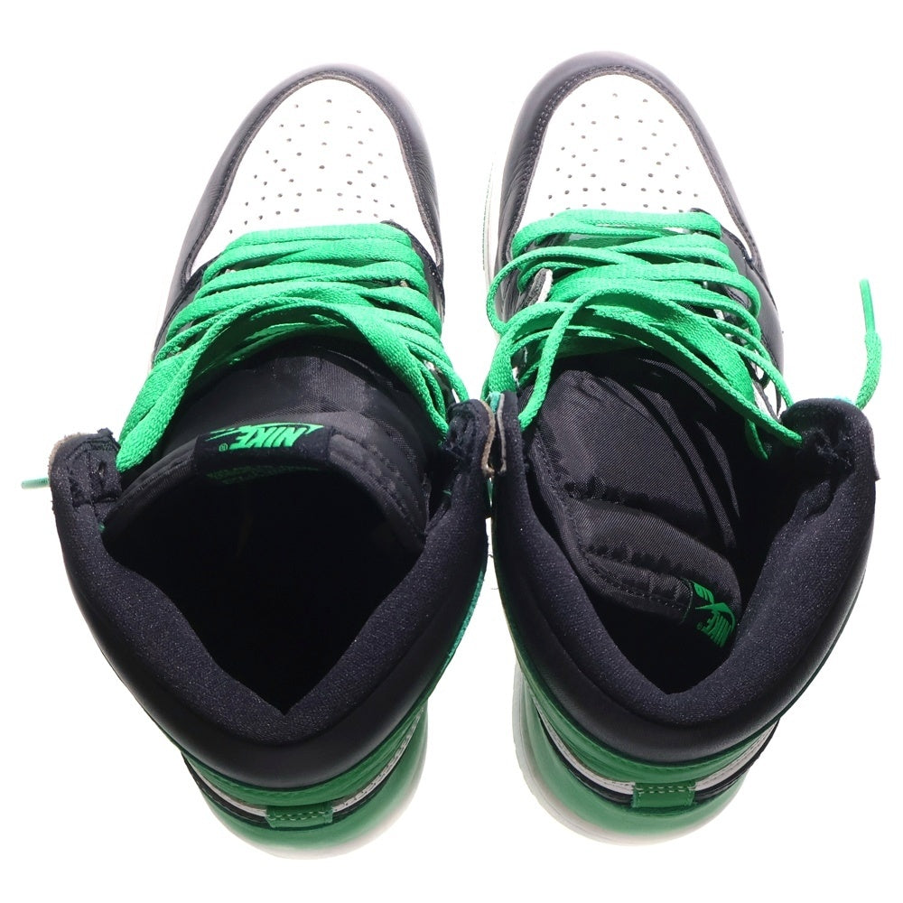 NIKE(ナイキ) AIR JORDAN 1 RETRO HIGH OG LUCKY GREEN エアジョーダン レトロ ラッキーグリーン ハイカットスニーカー グリーン/ホワイト US9.5/27.5cm DZ5485-031