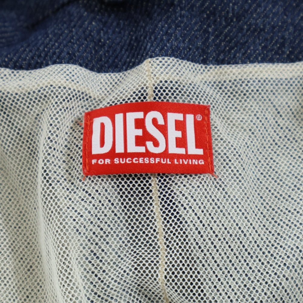 DIESEL(ディーゼル) 25SS D-PEKKA-FSG2 ダメージ加工 デニムコート インディゴ A19364