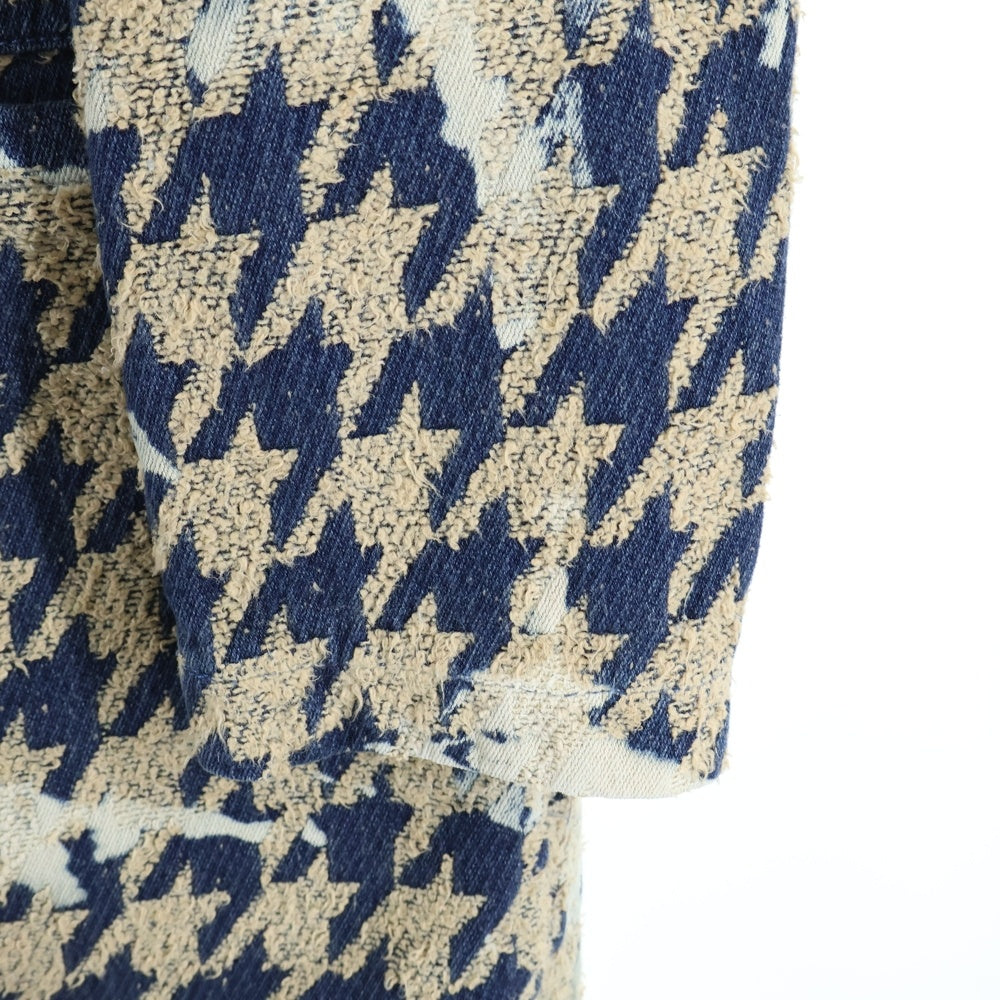 DIESEL(ディーゼル) 25AW D-LOT-FSH1 ノーカラーデザインデニムコート インディゴ A21318