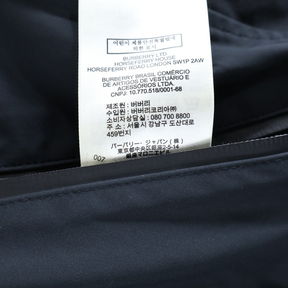BURBERRY(バーバリー) ティッシ期 脇メッシュ ナイロン フーディー マウンテンパーカー 8033161 ブラック 8033161