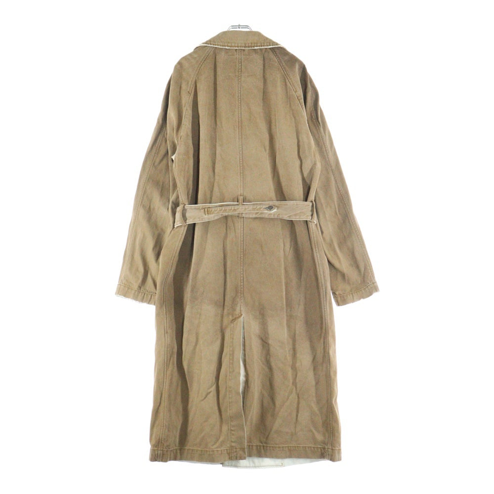 DIESEL(ディーゼル) D-DELIRIOUS Double Breasted Trench Coat ダブルブレストトレンチコート ロングコート ブラウン A12996 09J82