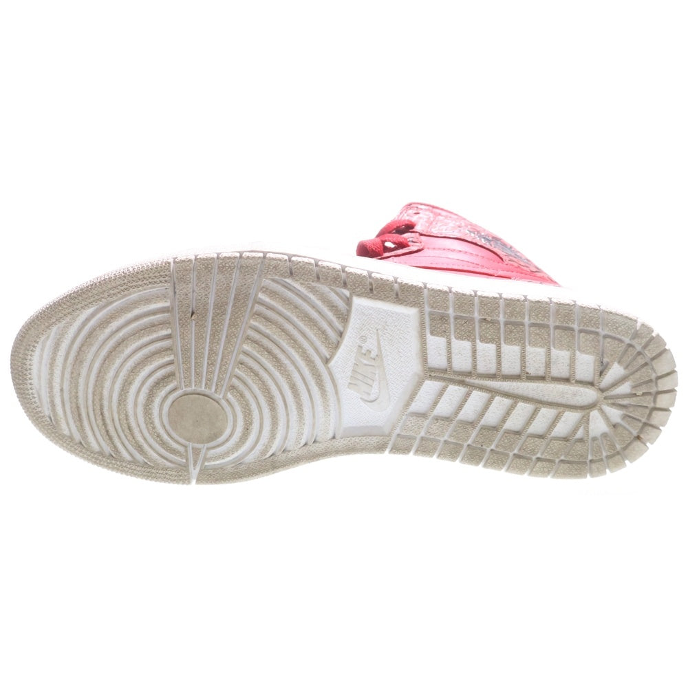 NIKE(ナイキ) AIR JORDAN 1 RETRO HIGH Red Elephant Print Safari 839115-600 エアジョーダン1 ハイカットスニーカー レッドプリント サファリ US9/27cm