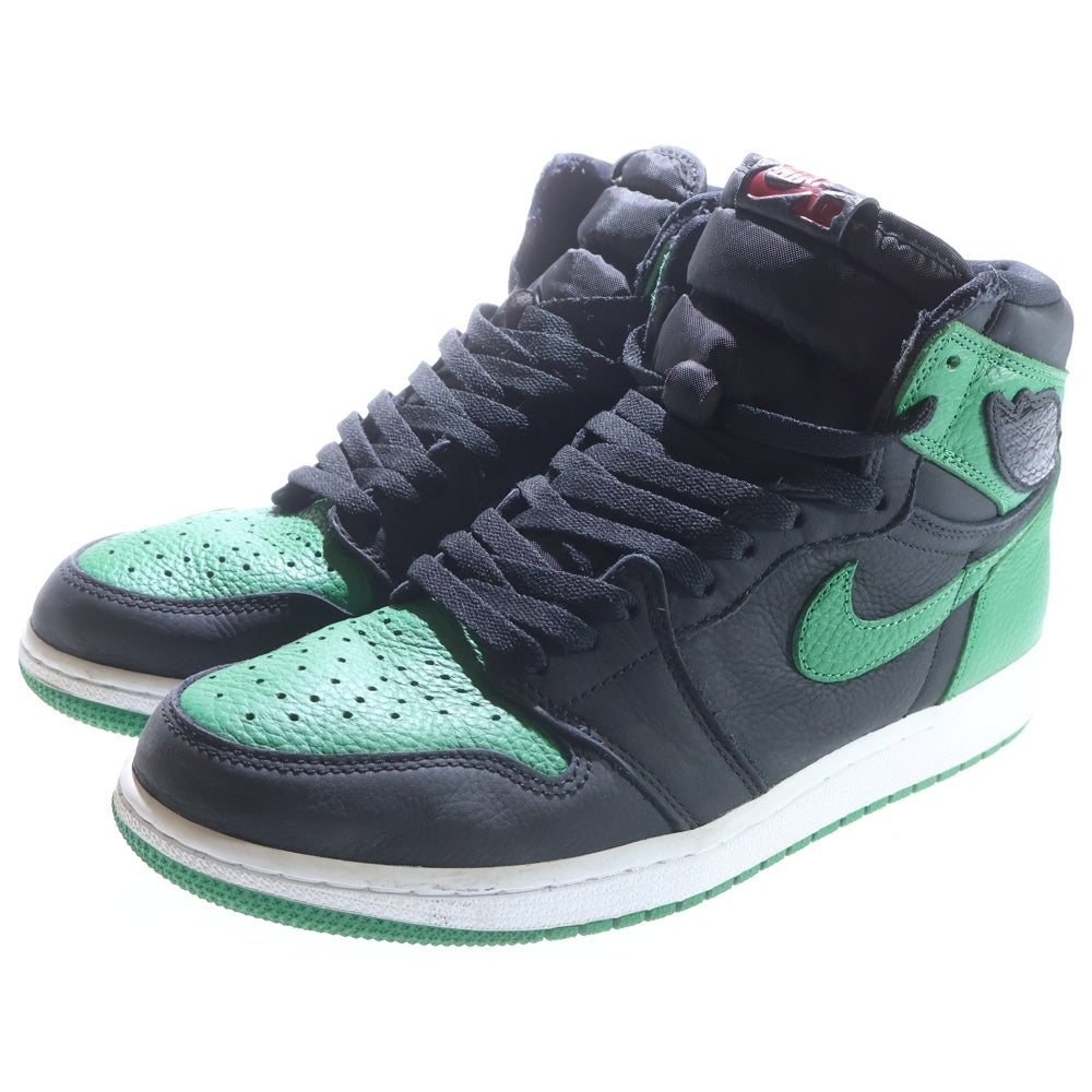 NIKE(ナイキ) AIR JORDAN 1 RETRO HIGH OG PINE GREEN 555088-030 エアジョーダン1 パイングリーン ハイカットスニーカー ブラック/グリーン US9.5/27.5cm