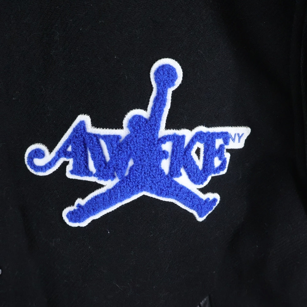 AWAKE NY(アウェイク ニューヨーク) ×Jordan Varsity Jacket ナイキ ジョーダン バーシティジャケット ブラック/ゲーム ロイヤル FQ5439-010