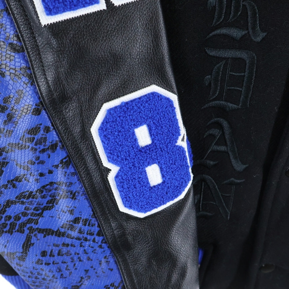 AWAKE NY(アウェイク ニューヨーク) ×Jordan Varsity Jacket ナイキ ジョーダン バーシティジャケット ブラック/ゲーム ロイヤル FQ5439-010