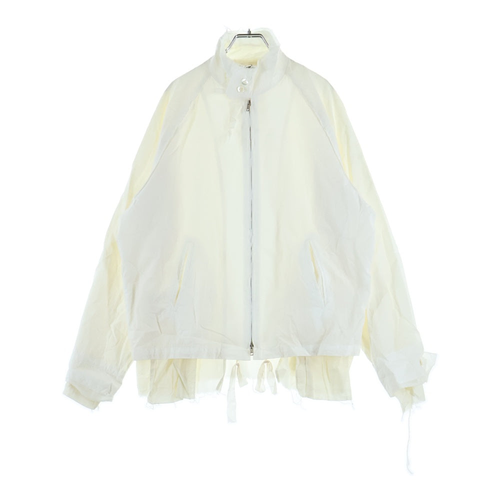 midorikawa(ミドリカワ) 18SS レイヤード デザインシャツジャケット ホワイト MID 18SS-SH01A