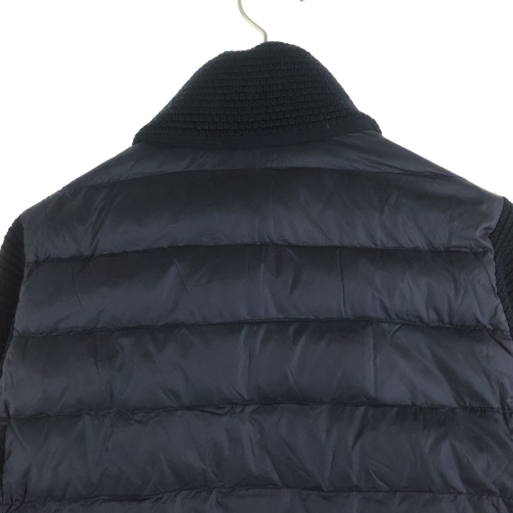 MONCLER(モンクレール) TRICOT CARDIGAN ニット切替 ダウンジャケット B20939453400 98124 ブラック レディース