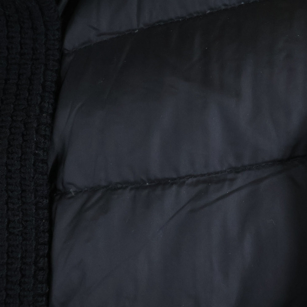 MONCLER(モンクレール) TRICOT CARDIGAN ニット切替 ダウンジャケット B20939453400 98124 ブラック レディース