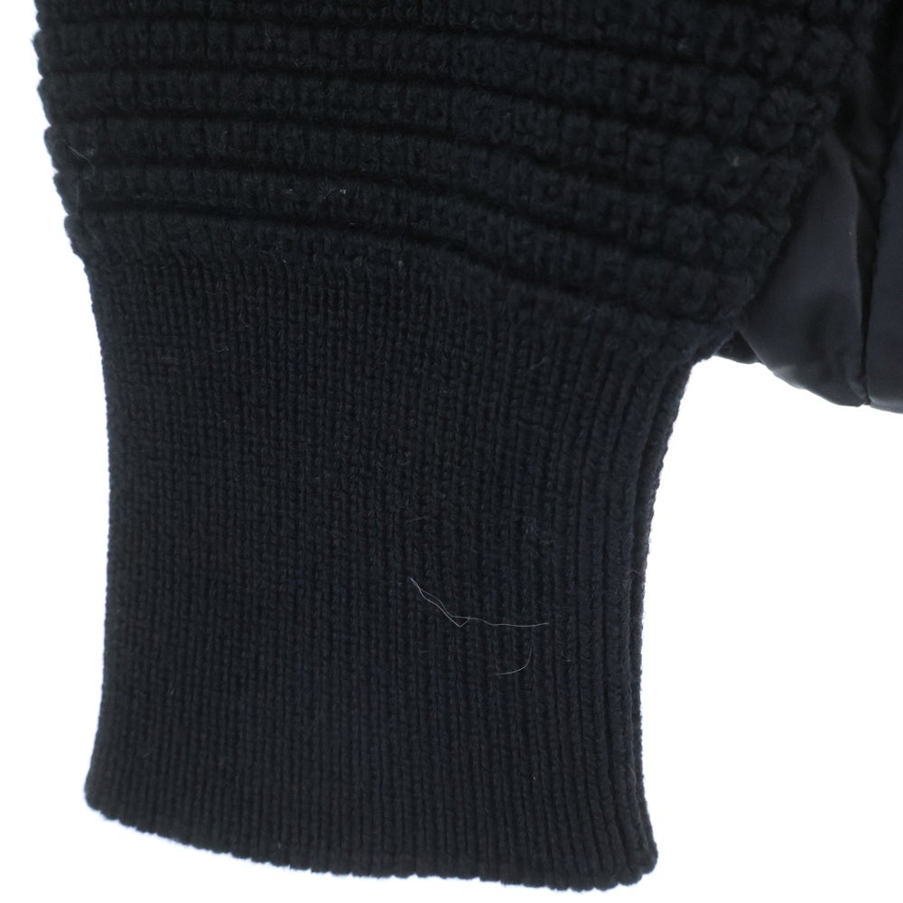 MONCLER(モンクレール) TRICOT CARDIGAN ニット切替 ダウンジャケット B20939453400 98124 ブラック レディース