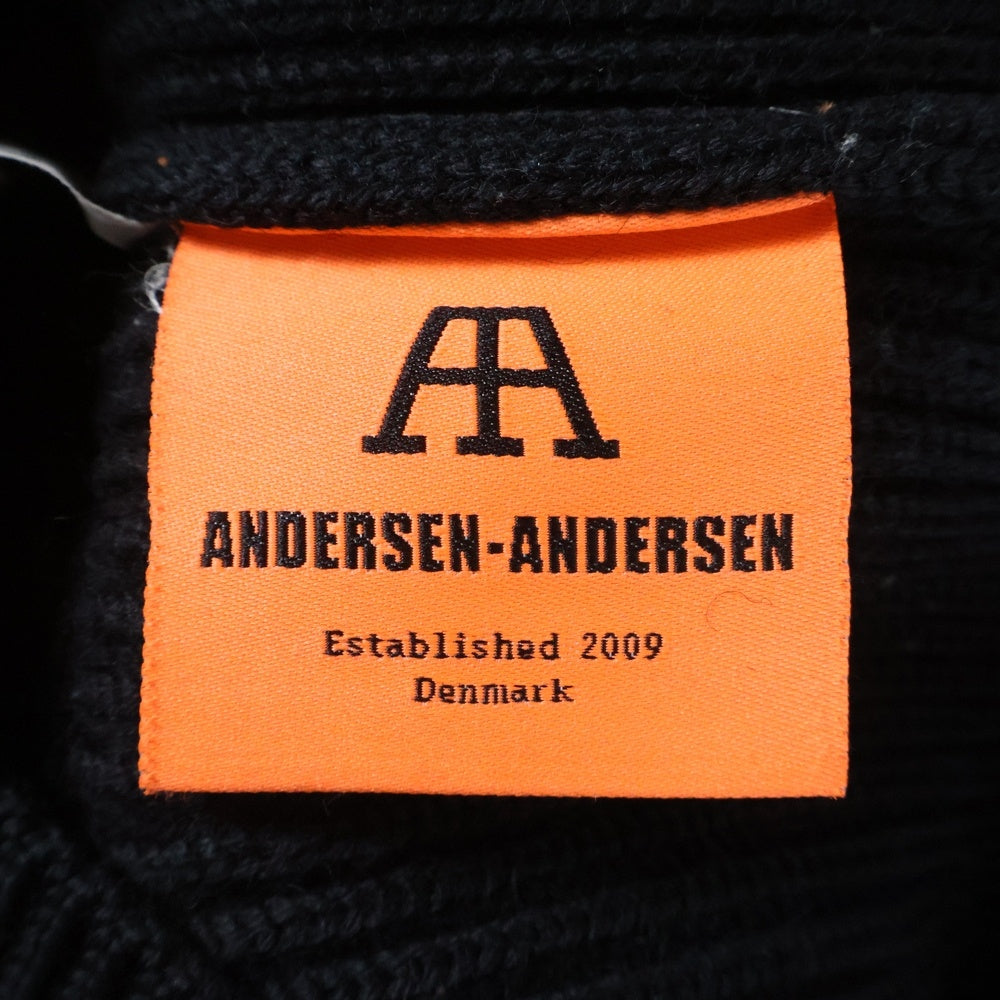 ANDERSEN-ANDERSEN(アンデルセン-アンデルセン) クルーネック ニット セーター ブラック