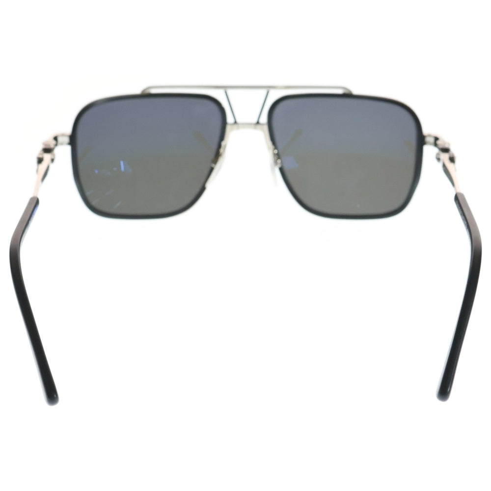 CHROME HEARTS(クロムハーツ) PUSHIN ROD II ダガーテンプルダブルブリッジサングラス メガネ アイウェア ブラック/シルバー