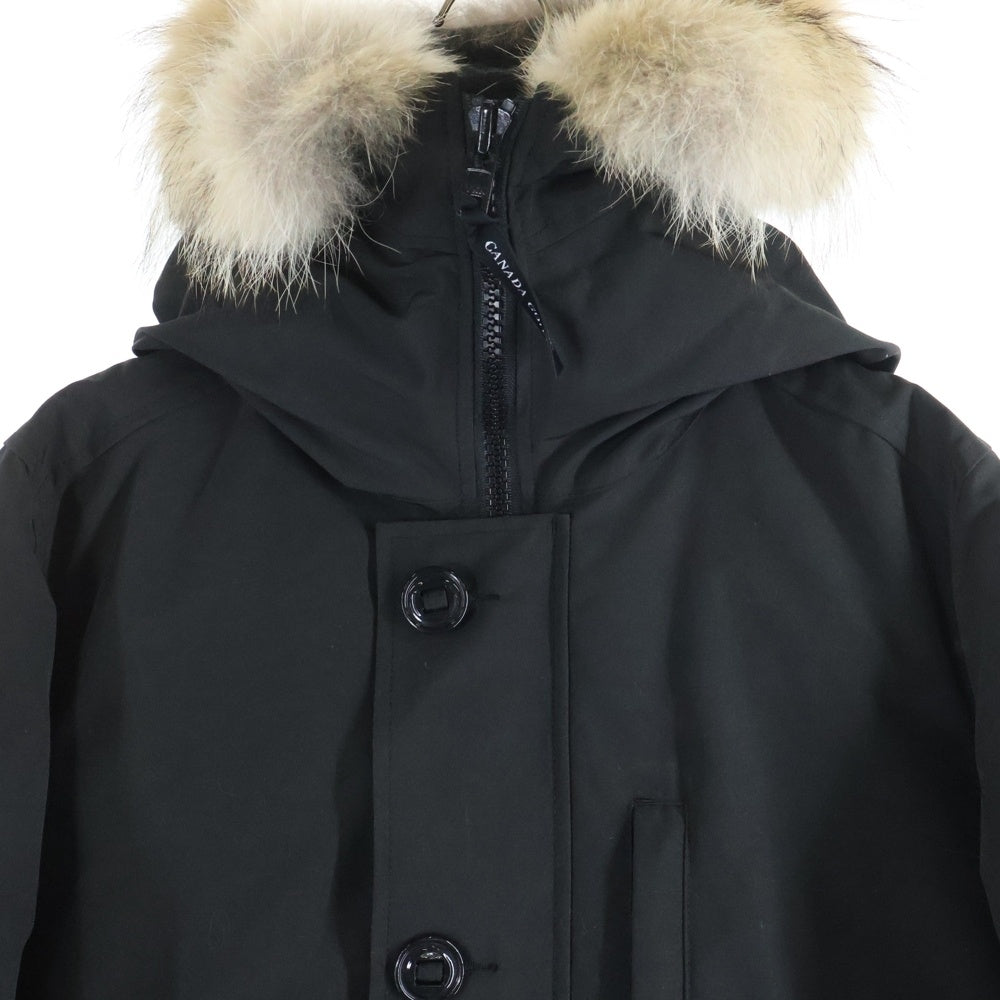 CANADA GOOSE(カナダグース) JASPER PARKA ジャスパーパーカー マルチポケット ジップアップ ファーフーデッドダウンジャケット ブラック 3438JM